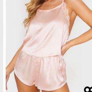 NWT satin cami set original shipping packaging